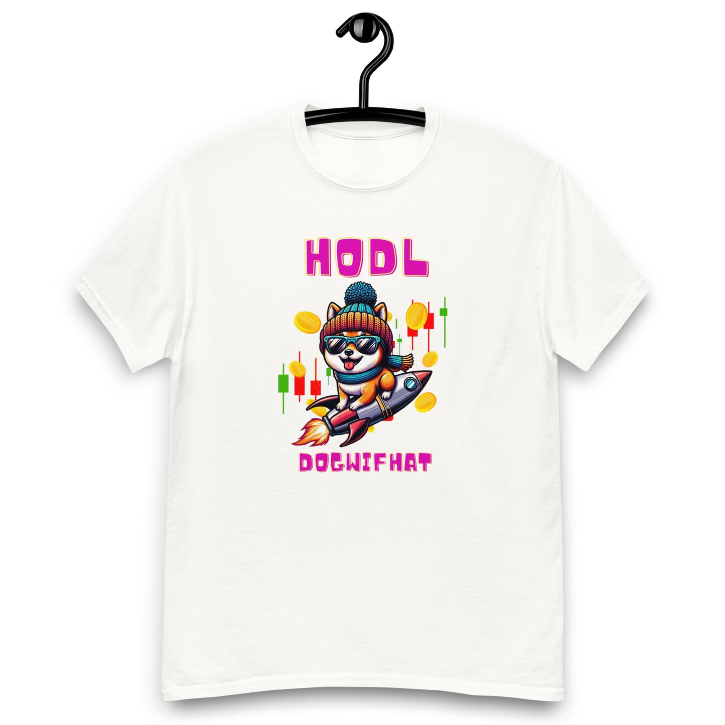 Dogwifhat Crypto Tee | 100% Cotton | HODL Hotshot Holder