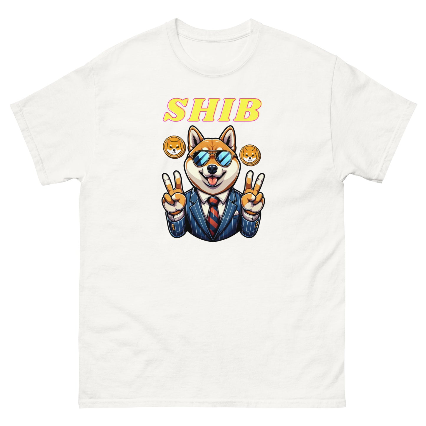 Suit Up Shiba Tee | 100% Cotton | Crypto Connoisseur 🚀👔🐕