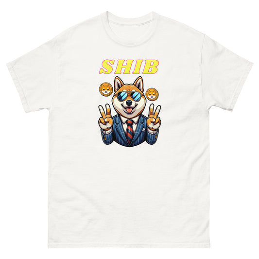 Suit Up Shiba Tee | 100% Cotton | Crypto Connoisseur 🚀👔🐕