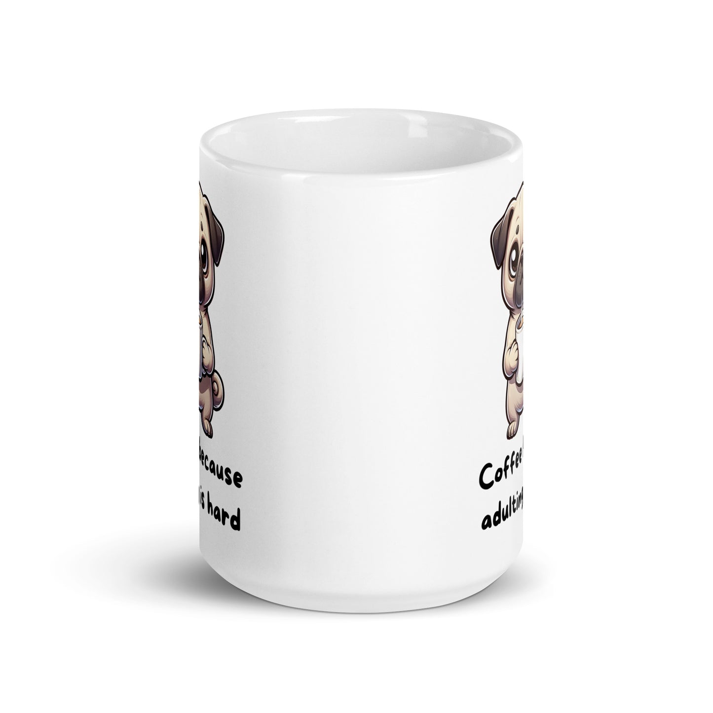 Pug Life Morning Brew | 11oz, 15 oz 20oz | Pug Mug