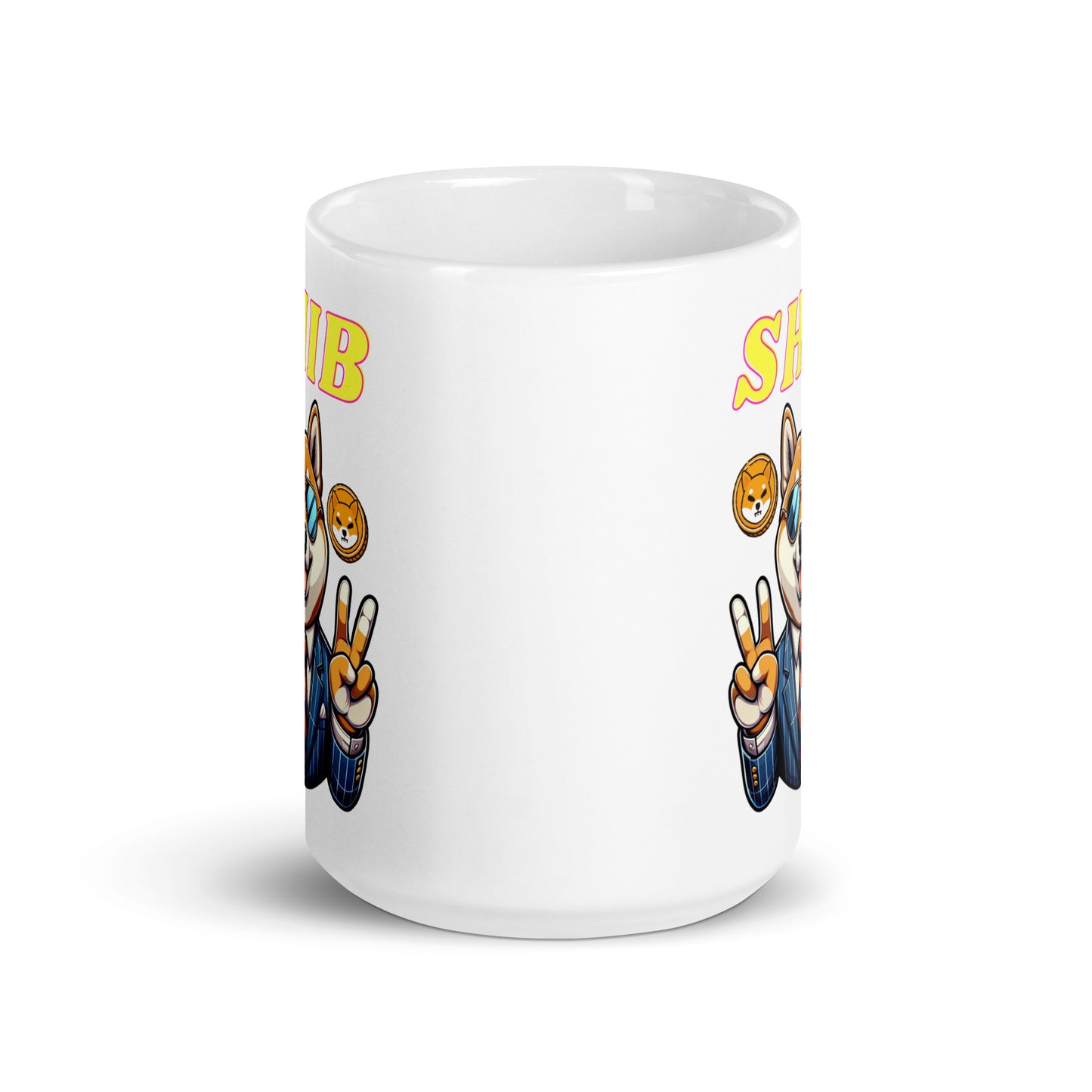 Suit Up Shiba Mug | 11oz, 15oz, 20oz | Crypto Connoisseur