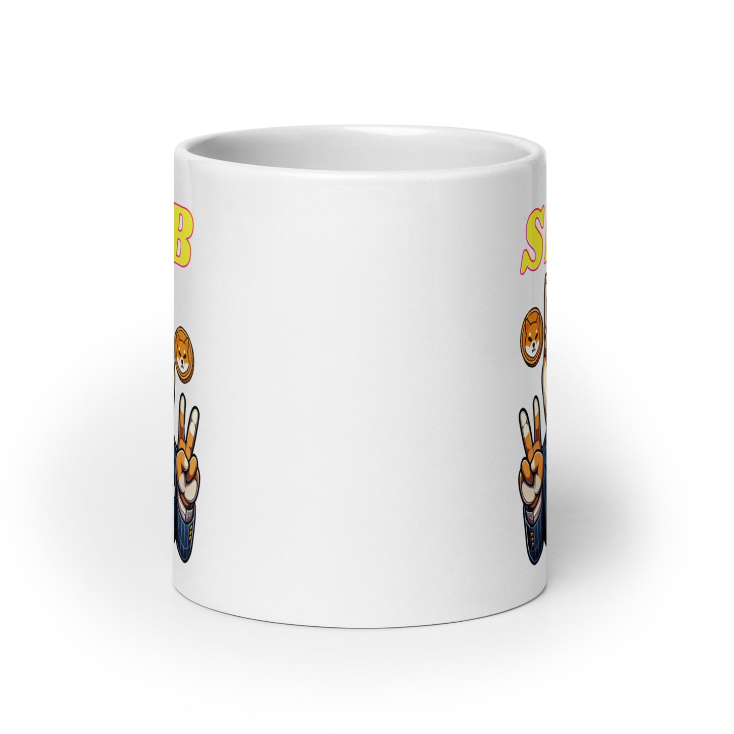 Suit Up Shiba Mug | 11oz, 15oz, 20oz | Crypto Connoisseur